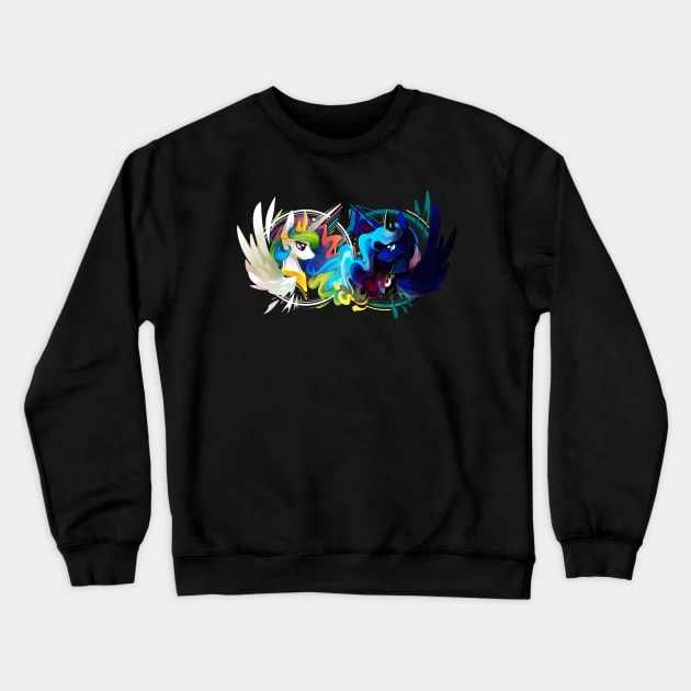 Celestia & Luna Crewneck Sweatshirt by Cenit